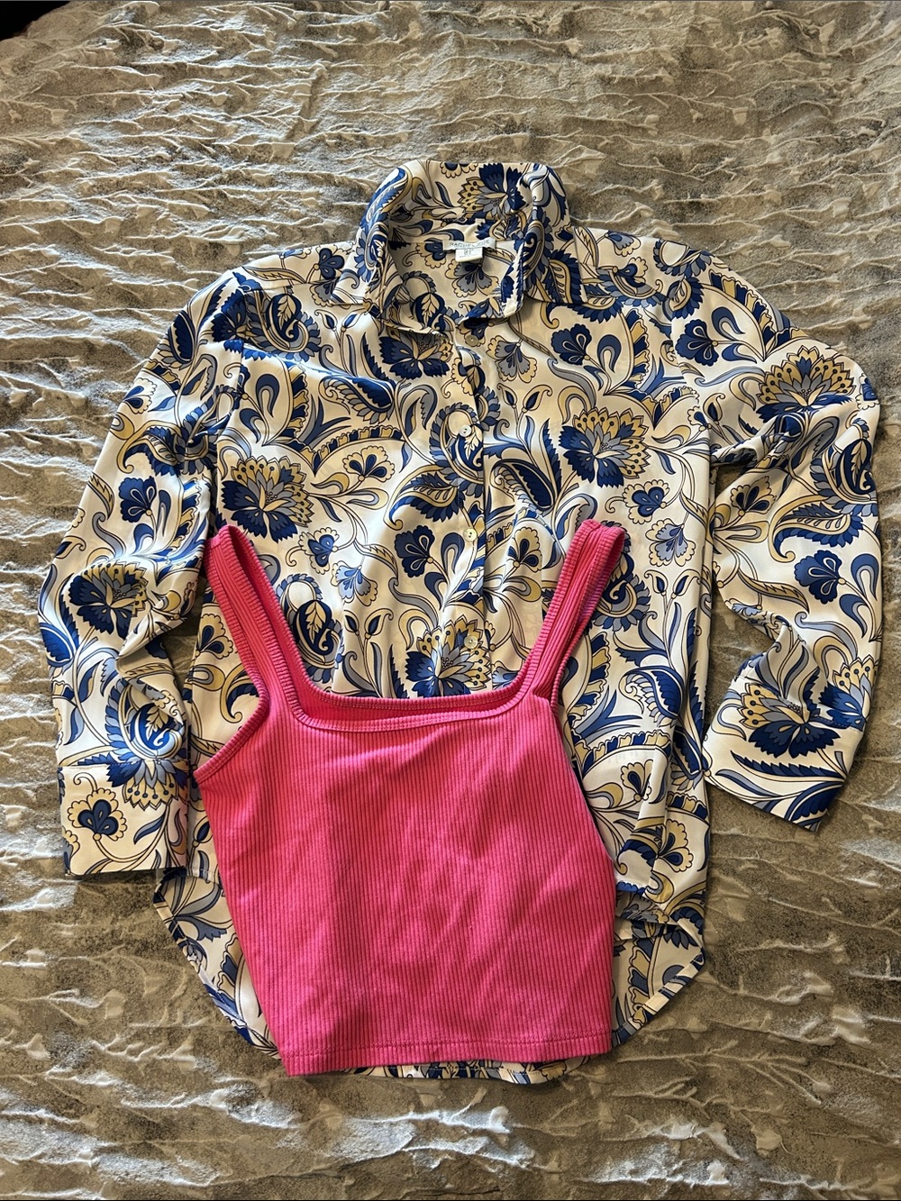 (2) Woman’s size Small Rachel Zoe & Hollister Ribbed Tank
